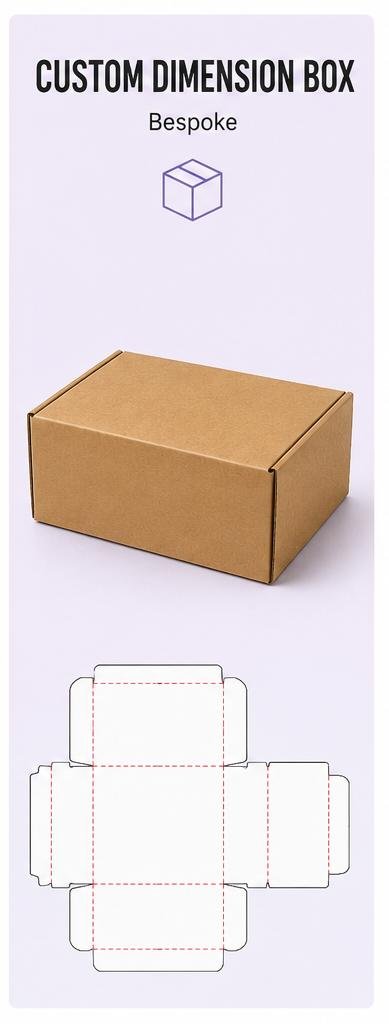 Custom Dimension Box bespoke packaging style