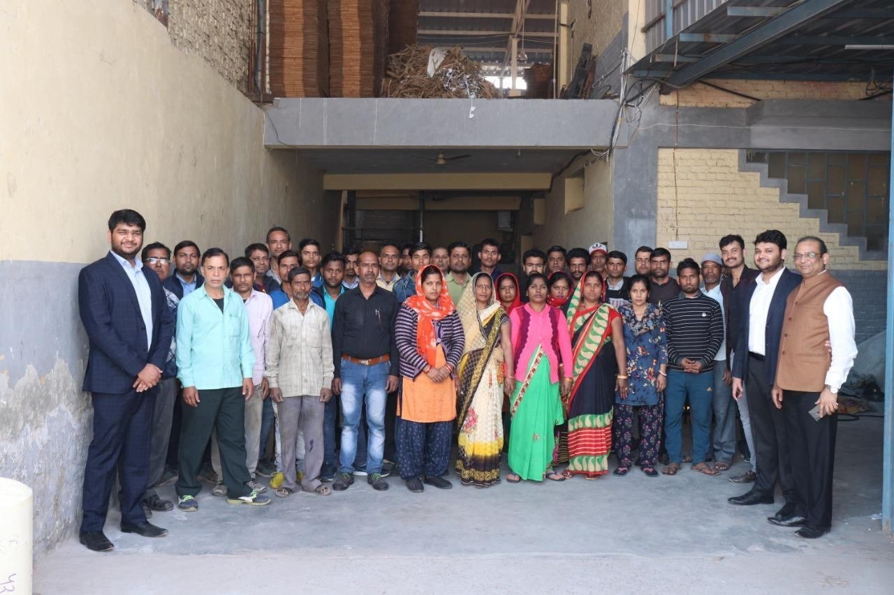 Boxxcut team members at the Patparganj facility